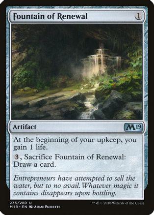 Fountain of Renewal Magic Core Set 2019
