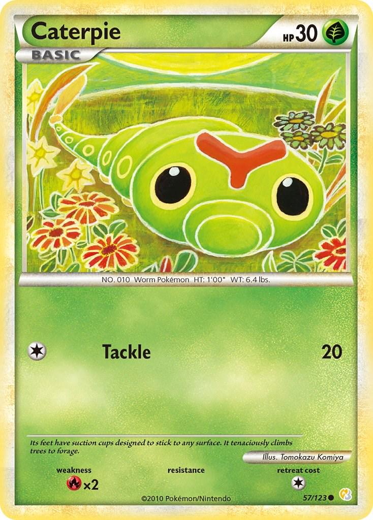 Caterpie #57 Pokemon HeartGold & SoulSilver