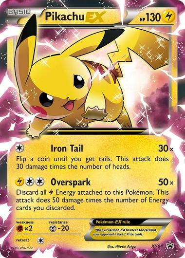Pikachu EX #XY84 Cover Art