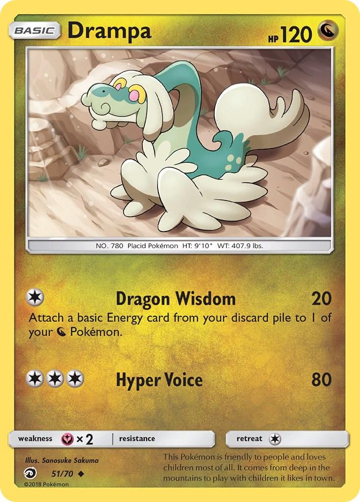 Drampa #51 Pokemon Dragon Majesty
