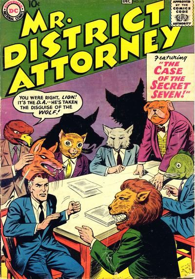Mr. District Attorney #66 (1958) Comic Books Mr. District Attorney