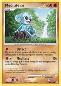 Meditite #89 Pokemon Diamond & Pearl