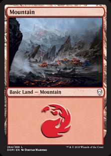 Mountain #264 Magic Dominaria