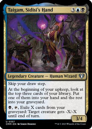 Taigam, Sidisi's Hand #357 Magic Commander Masters