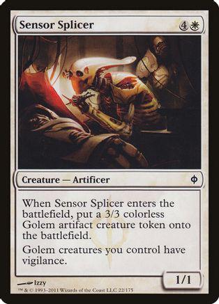 Sensor Splicer [Foil] (Magic New Phyrexia)
