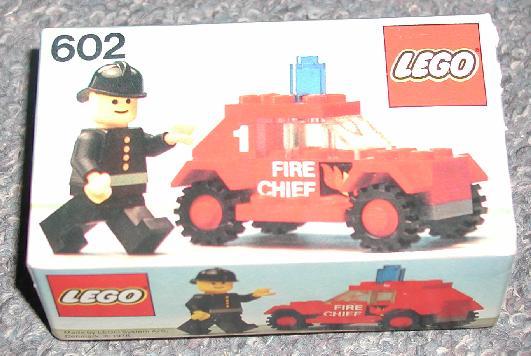 Fire Chief's Car #602 LEGO Town