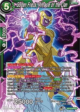 Golden Frieza, Pinnacle of the Clan BT13-076 Dragon Ball Super Supreme Rivalry