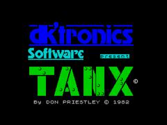 Loading Screen | 3D Tanx ZX Spectrum