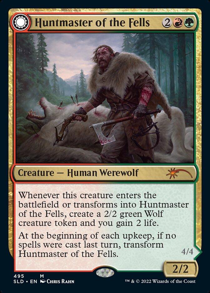 Huntmaster of the Fells // Ravager of the Fells #495 Magic Secret Lair Drop