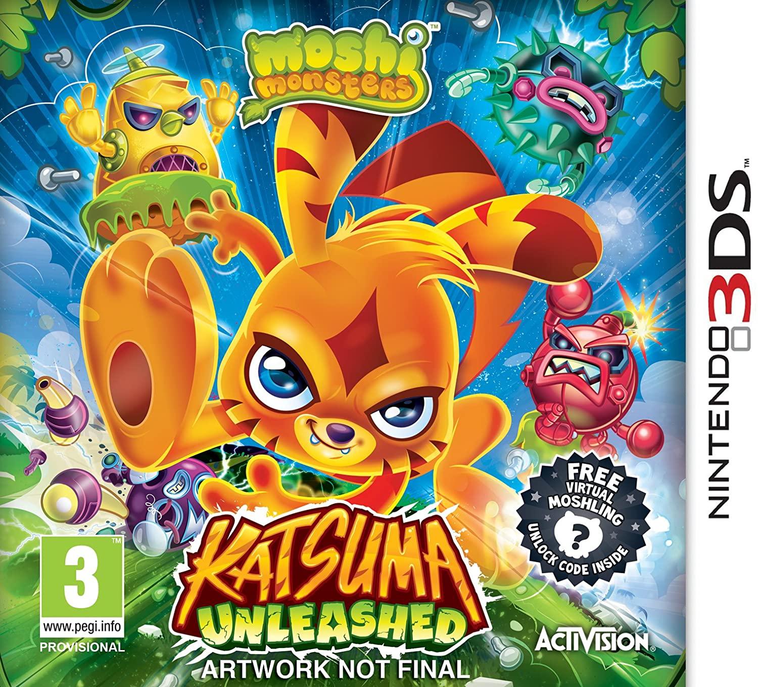 Moshi Monsters: Katsuma Unleashed PAL Nintendo 3DS