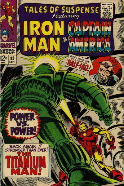 Tales of Suspense #93 (1967) Comic Books Tales of Suspense