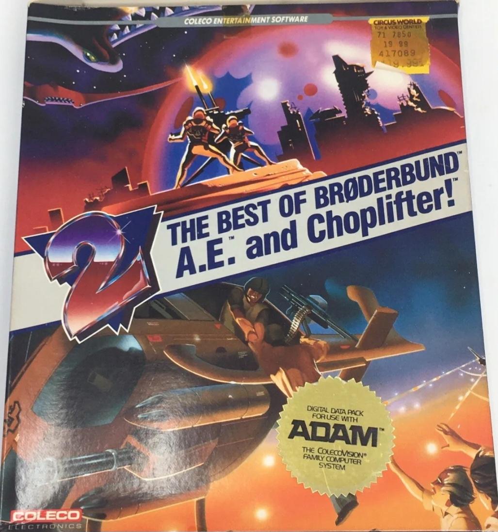 Best Of Brøderbund: A.E. And Choplifter Colecovision