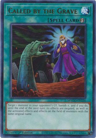 Called by the Grave MAGO-EN156 YuGiOh Maximum Gold