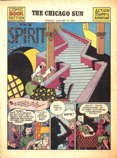 Spirit #1/23/1944 (1944) Comic Books Spirit