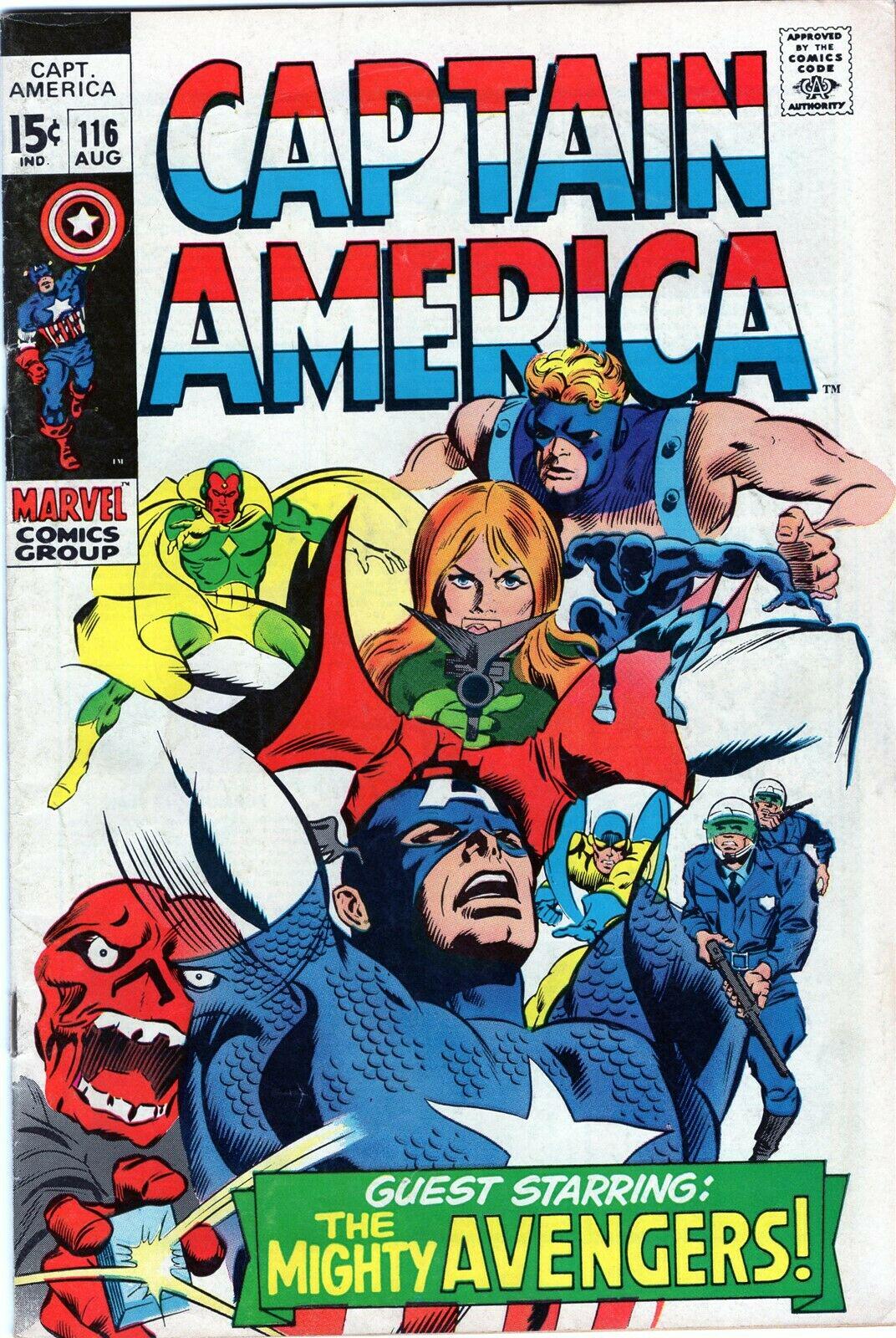 Captain America #116 (1969) Comic Books Captain America