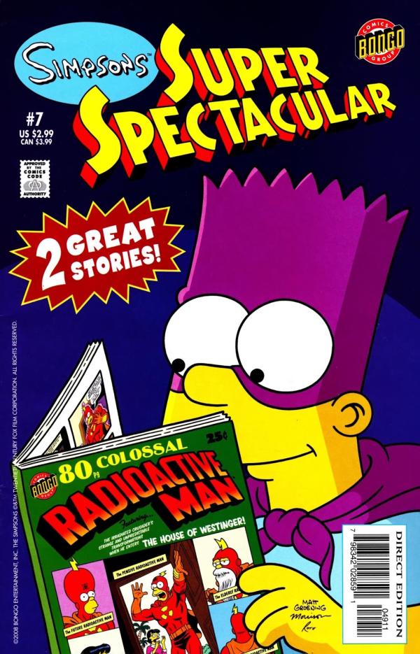 Simpsons Super Spectacular #7 (2008) Comic Books Simpsons Super Spectacular