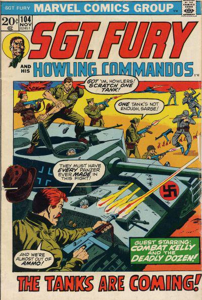 Sgt. Fury and His Howling Commandos #104 (1972) Comic Books Sgt. Fury and His Howling Commandos