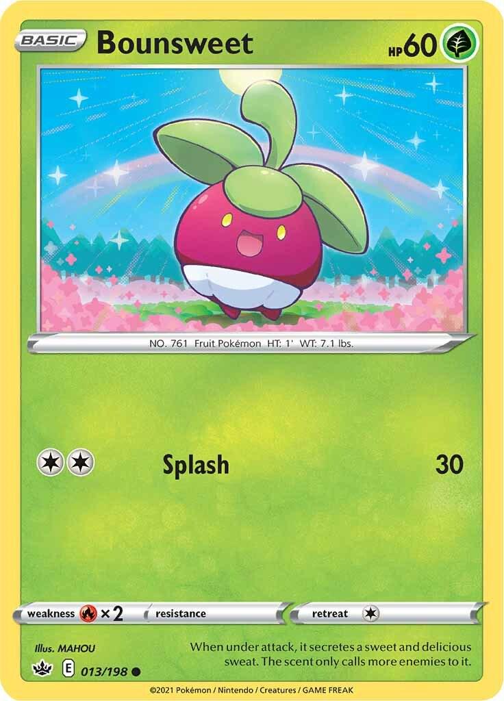 Bounsweet #13 Pokemon Chilling Reign