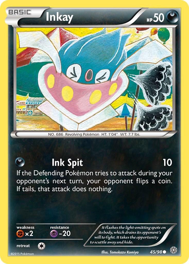 Inkay #45 Pokemon Ancient Origins