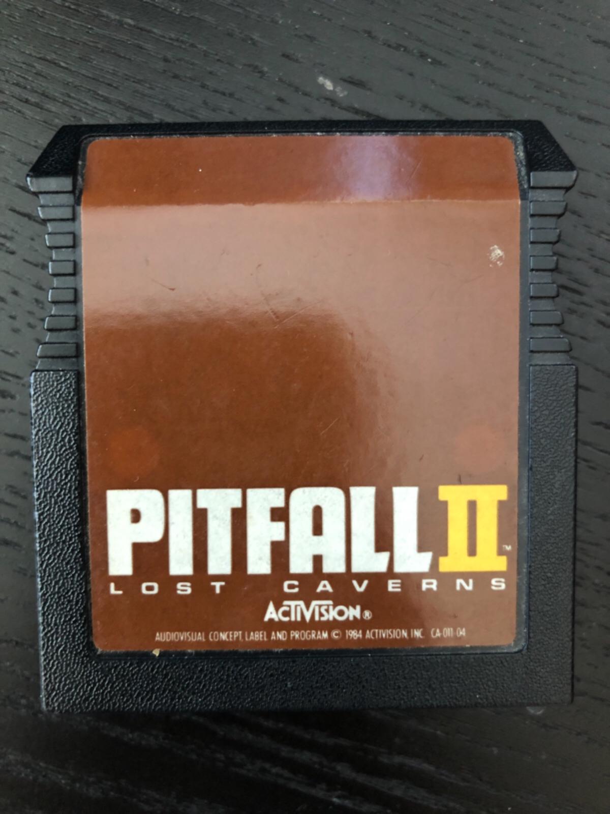 Pitfall II Lost Caverns Atari 400
