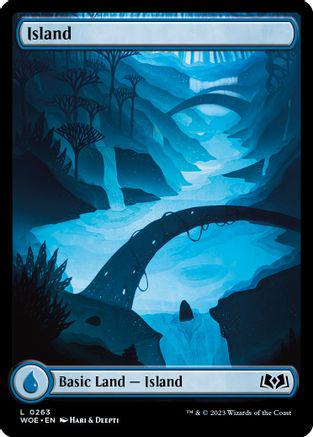 Island #263 Magic Wilds of Eldraine