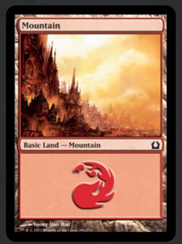 Mountain #266 Magic Return to Ravnica
