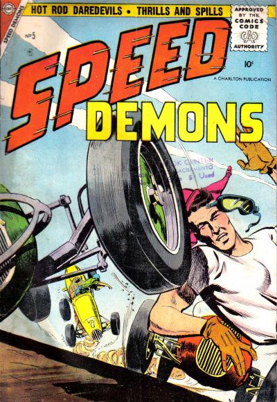 Speed Demons #5 (1957) Comic Books Speed Demons