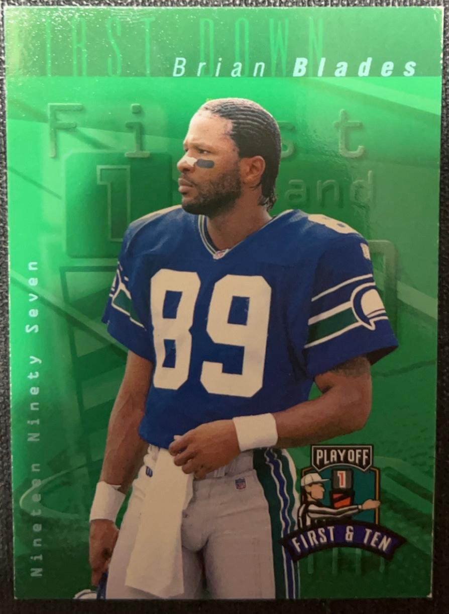 Brian Blades #73 Football Cards 1997 Playoff 1st & 10
