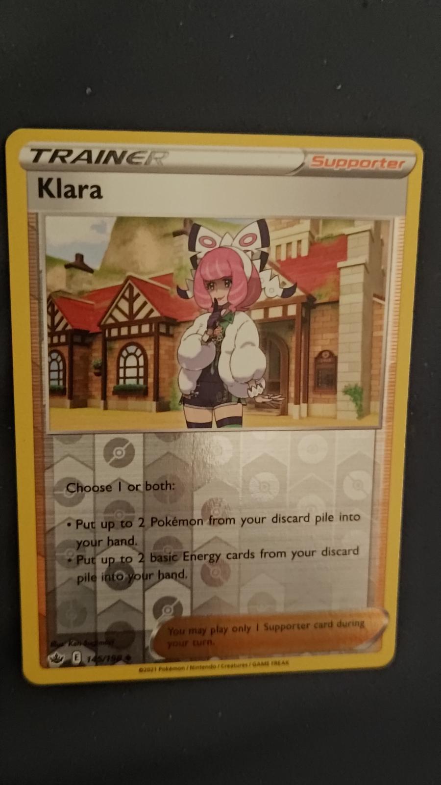 Klara [Reverse Holo] #145 Prices | Pokemon Chilling Reign | Pokemon Cards