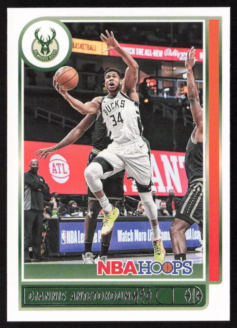 Giannis Antetokounmpo #103 Basketball Cards 2021 Panini Hoops