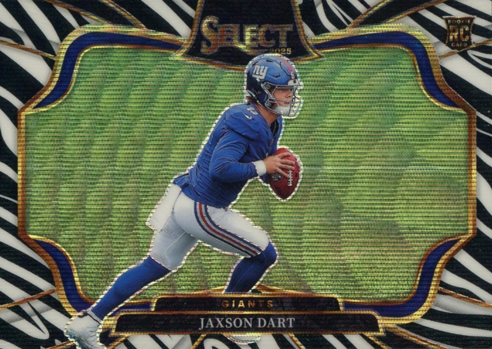 Jaxson Dart [Zebra Prizm] #493 Prices | 2025 Panini Select