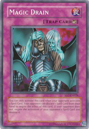 Magic Drain SD7-EN028 YuGiOh Structure Deck: Invincible Fortress