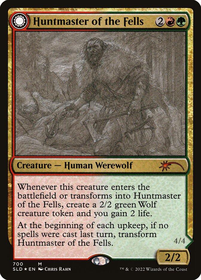Huntmaster of the Fells // Ravager of the Fells #700 Magic Secret Lair Drop