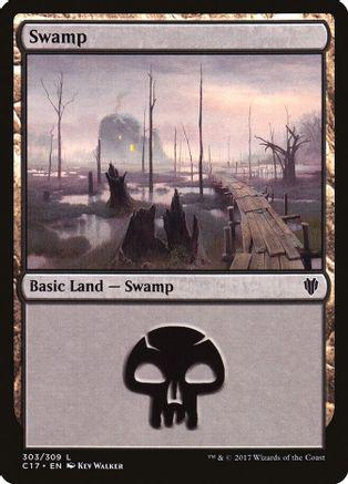 Swamp #302 Magic Commander 2017