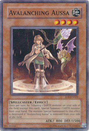 Avalanching Aussa EOJ-EN026 YuGiOh Enemy of Justice