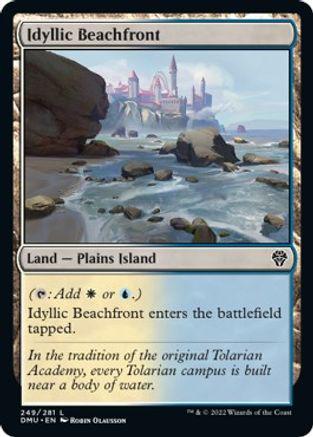 Idyllic Beachfront #249 Magic Dominaria United