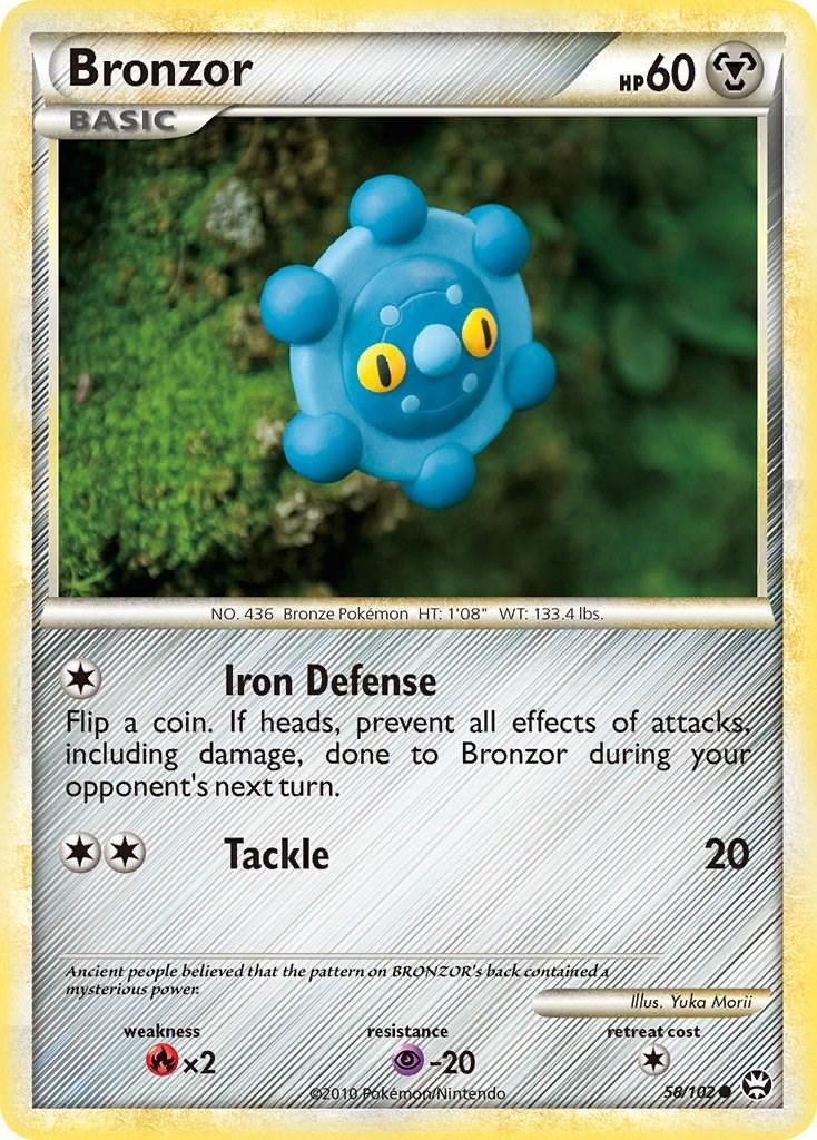 Bronzor #58 Pokemon Triumphant