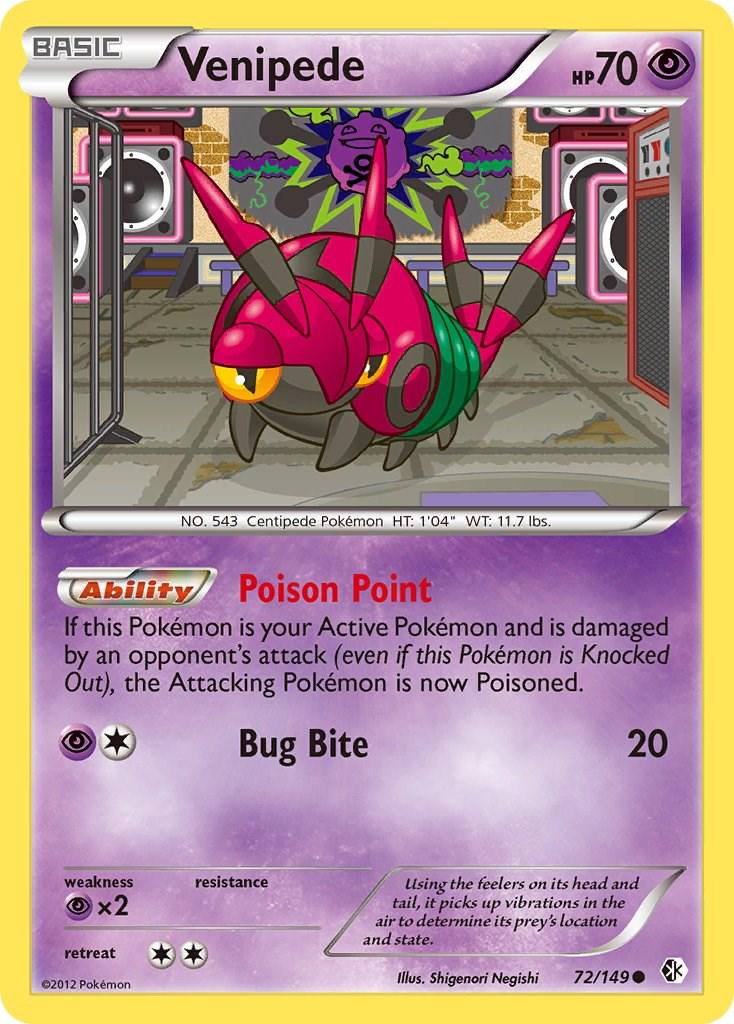 Venipede #72 Pokemon Boundaries Crossed