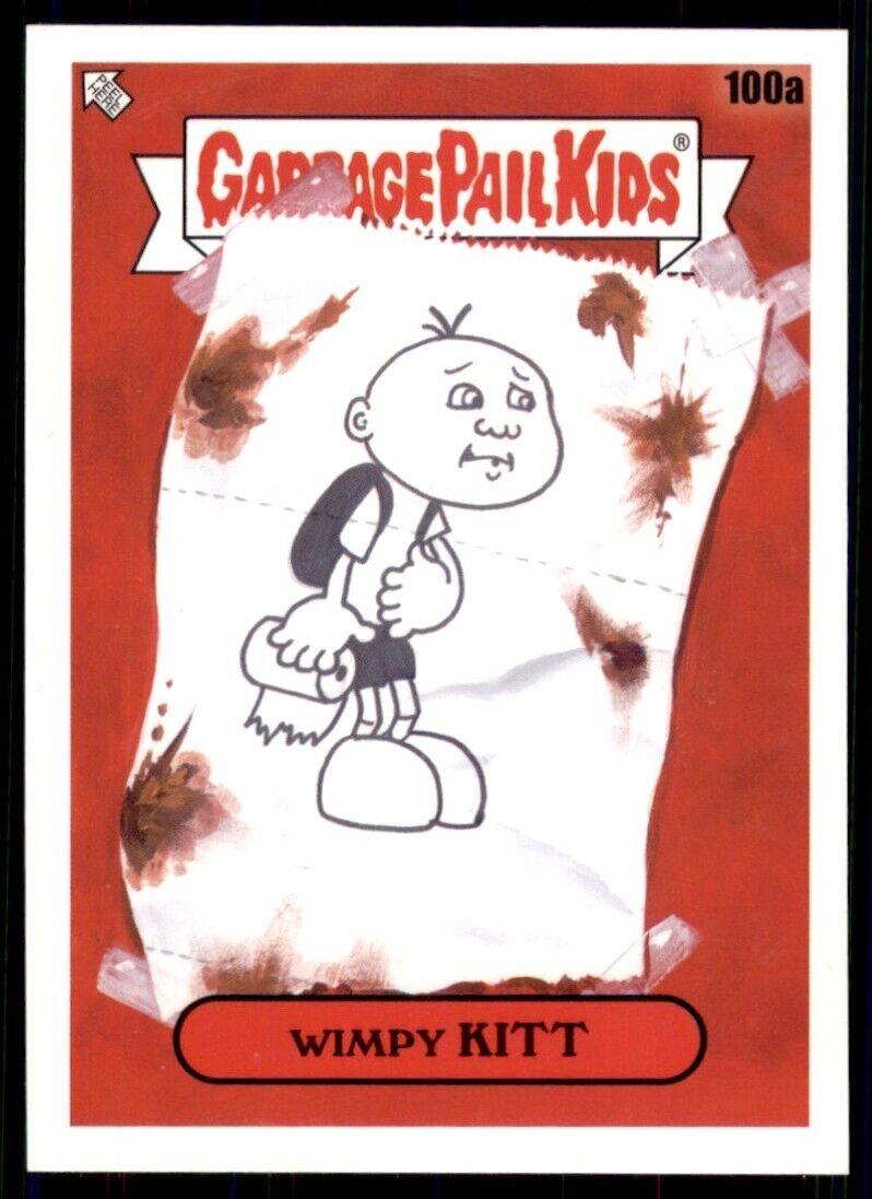 Wimpy Kitt #100a Garbage Pail Kids Book Worms