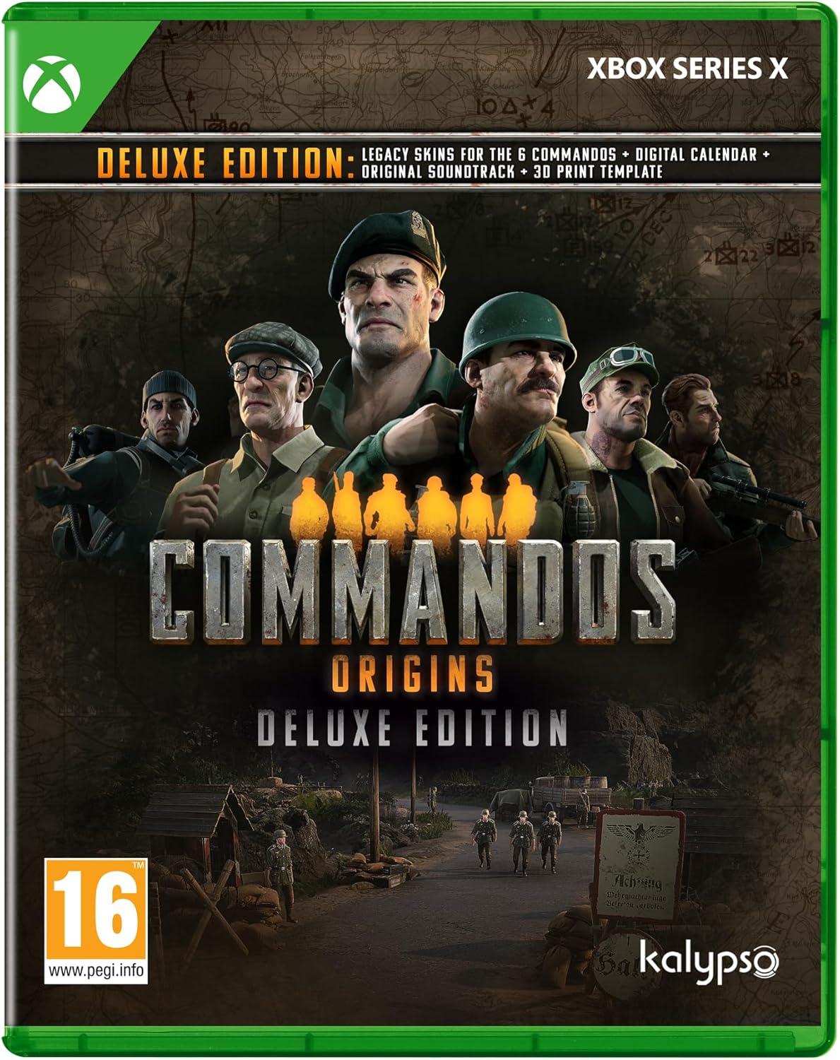 Carátula de Commandos Origins Deluxe Edition para Xbox Series X (edición PAL España)