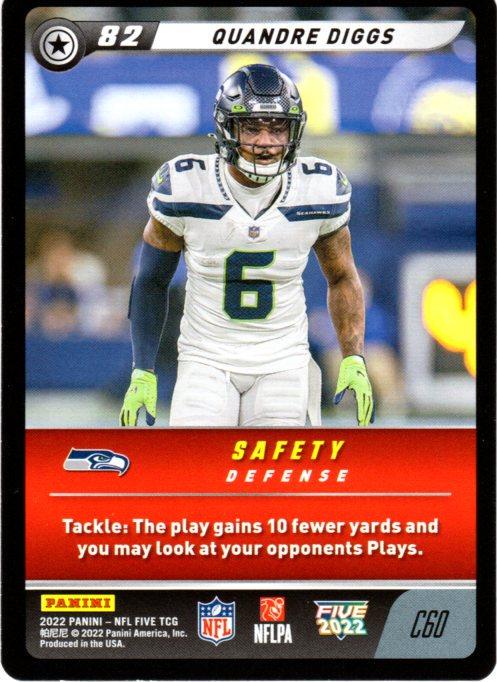 Quandre Diggs #C60 2022 Panini NFL Five