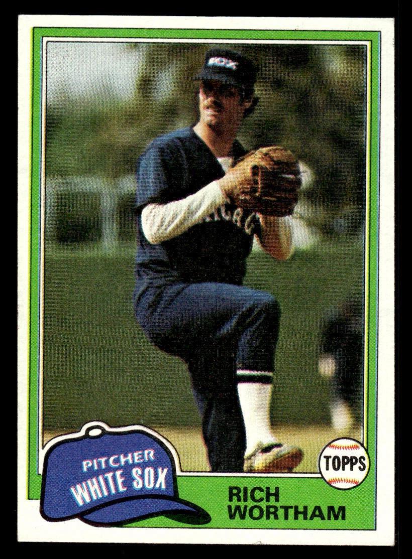 1981 Topps Rich Wortham #107 card