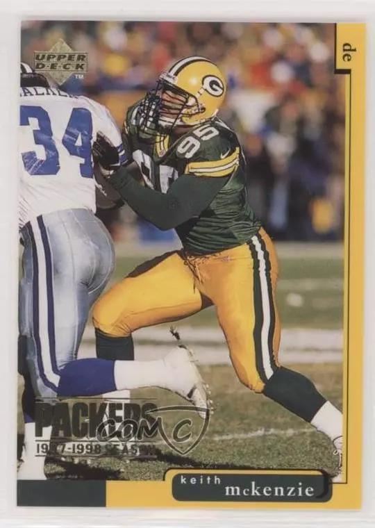 Keith McKenzie #GB52 Football Cards 1998 Upper Deck Green Bay