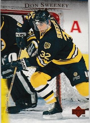 Don Sweeney #35 Hockey Cards 1995 Upper Deck