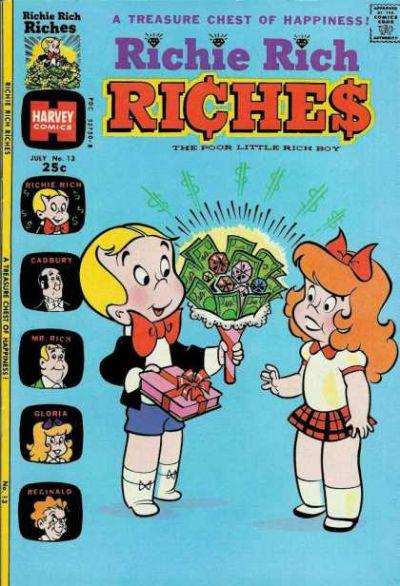 Richie Rich Riches #13 (1974) Comic Books Richie Rich Riches