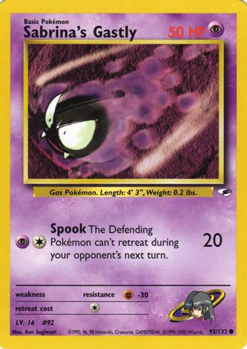 Sabrina's Gastly #93 Pokemon Gym Heroes