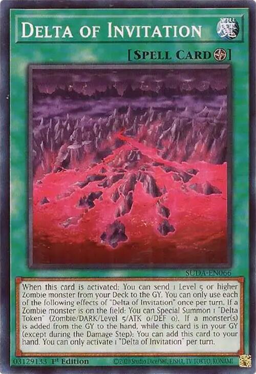 Delta of Invitation SUDA-EN066 YuGiOh Supreme Darkness