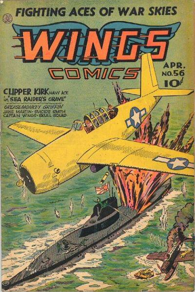 Wings Comics #56 (1945) Comic Books Wings Comics