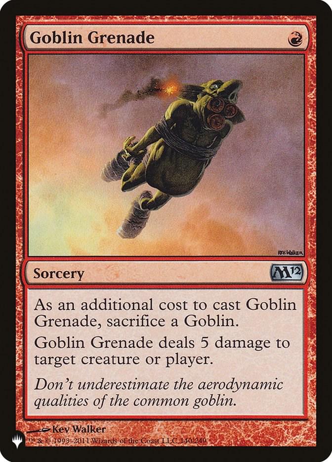 Goblin Grenade (Magic The List Reprints)