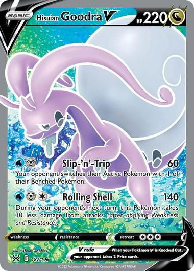Hisuian Goodra V #187 Cover Art